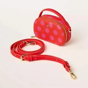 Kate Spade Red Polka Dot Crossbody Bag